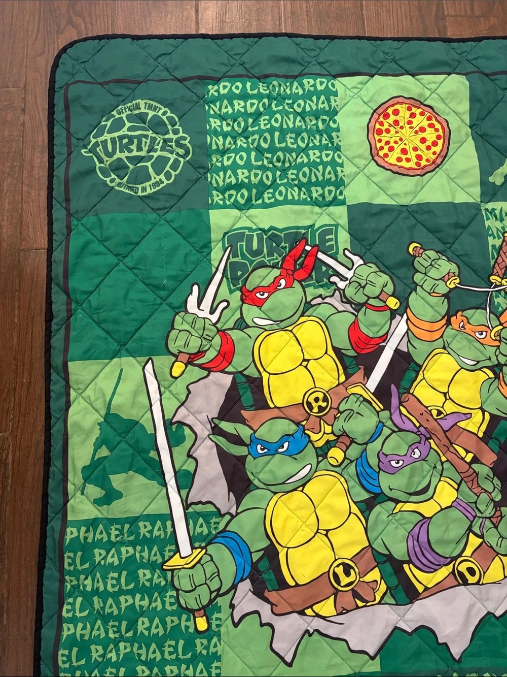 TMNT Teenage Mutant Ninja Turtles Toddler Comforter Reversible Blanket Franco’14